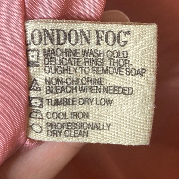 Vintage London Fog Zip Up Windbreaker Lg Petite - Picture 6 of 7